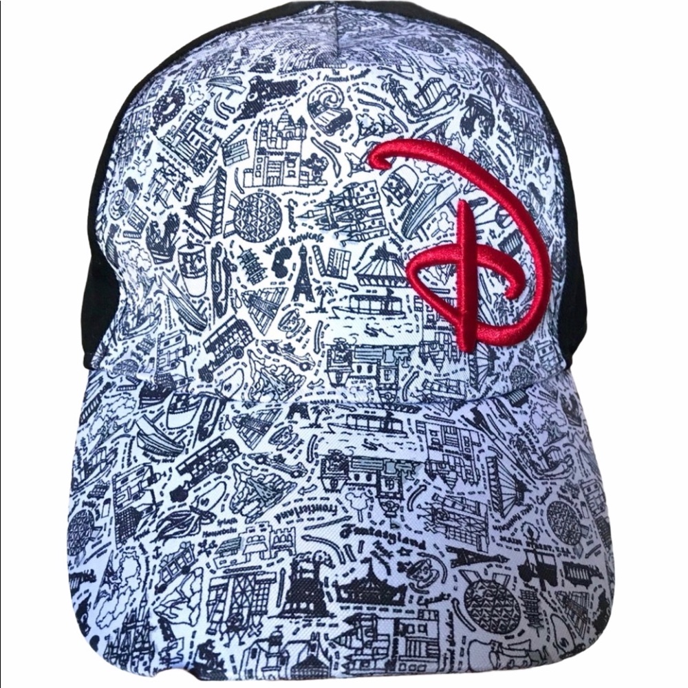 Disney Hat with Embroidered D